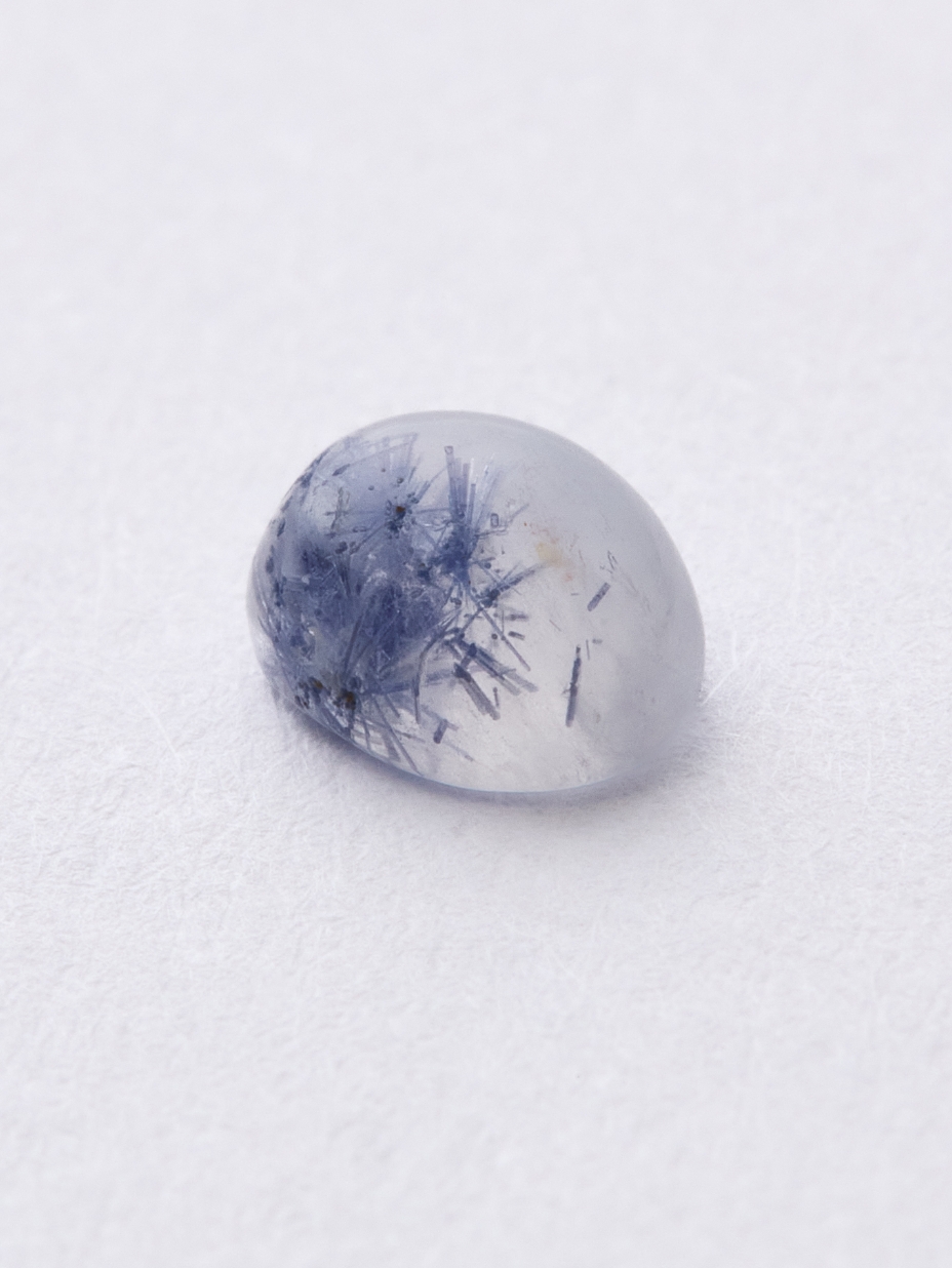 Dumortierite in Quartz